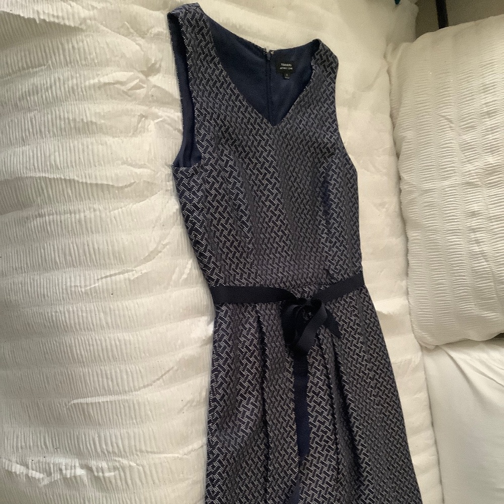 TAHARI, Blue Dress, Size 12